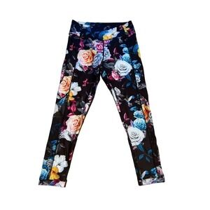 NEW Zyia Active Floral Leggings sz  12‎